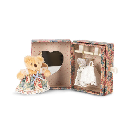 Konges Sløjd - Tiny Teddy dress-up bear soft toy | Scout & Co