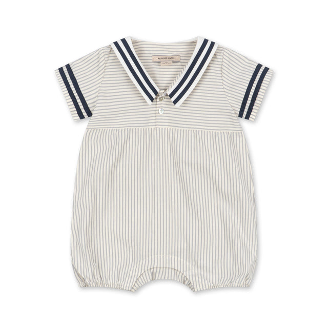 Konges Sløjd - Allie sailor romper - Bleu Stripe | Scout & Co