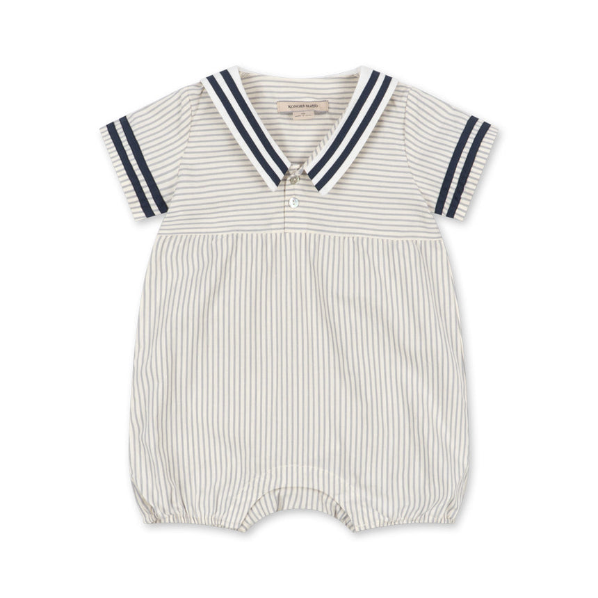 Konges Sløjd - Allie sailor romper - Bleu Stripe | Scout & Co