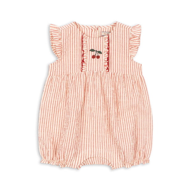 Konges Sløjd - Ellie frill romper - Amour Stripe | Scout & Co