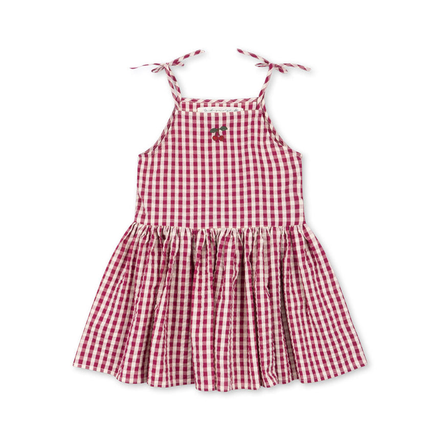 Konges Sløjd - Isotta dress - Raspberry Check | Scout & Co