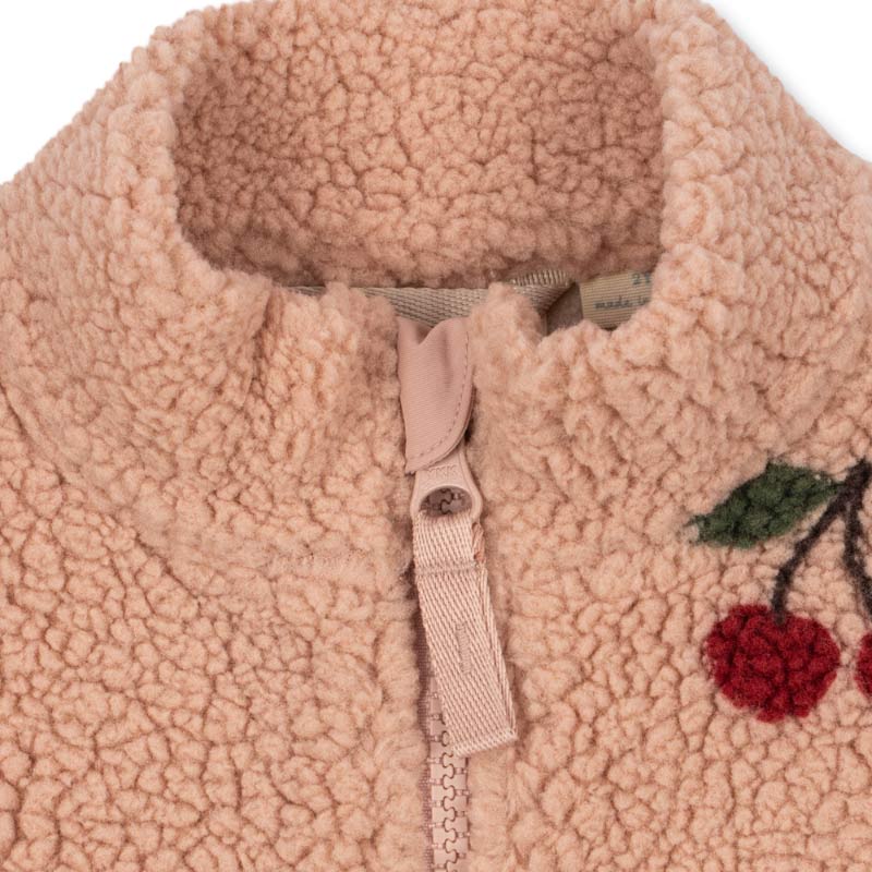 Konges Sløjd - Jody teddy jacket - Ma Grande Cerise Blush | Scout & Co
