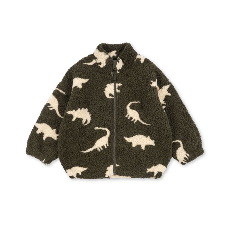 Konges Sløjd - Jody teddy jacket - Dino Silhouette | Scout & Co