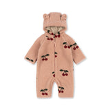 Konges Sløjd - Jody teddy onesie - Ma Grande Cerise Blush | Scout & Co