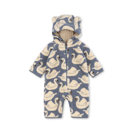 Konges Sløjd - Jody teddy onesie - Swan | Scout & Co
