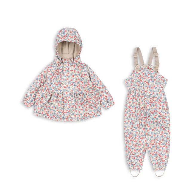 Konges Sløjd - Rainy Palme girl rain set - Fiola | Scout & Co