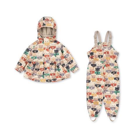 Konges Sløjd - Rainy Palme girl rain set - Like Cats & Dogs | Scout & Co