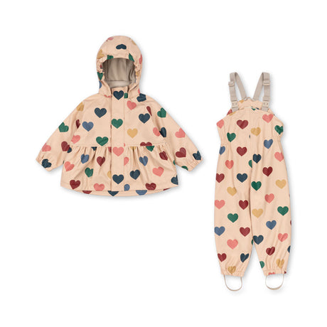 Konges Sløjd - Rainy Palme girl rain set - Bon Coeur Coloré | Scout & Co