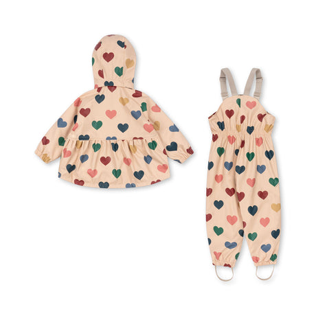 Konges Sløjd - Rainy Palme girl rain set - Bon Coeur Coloré | Scout & Co
