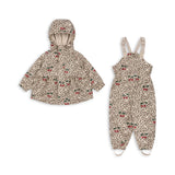 Konges Sløjd - Rainy Palme girl rain set - Leo Cerise | Scout & Co