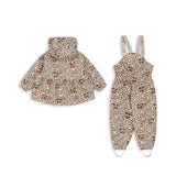 Konges Sløjd - Rainy Palme girl rain set - Leo Cerise | Scout & Co