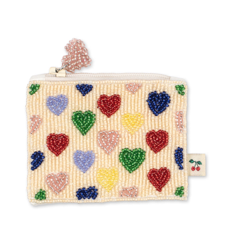 Konges Sløjd - Beaded wallet - Coeur Coloré | Scout & Co