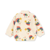Konges Sløjd - Jody teddy half zip top - Rainbow Star | Scout & Co