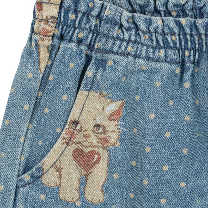 Konges Sløjd - Magot denim frill pants - Ciao Miao