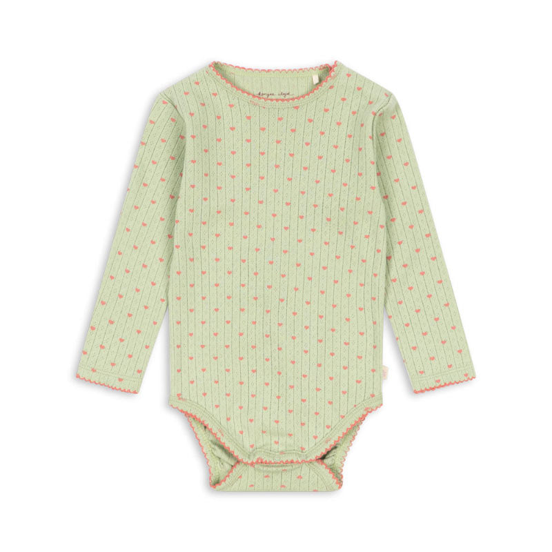 Konges Sløjd - Minnie baby bodysuit - Coeur Lint