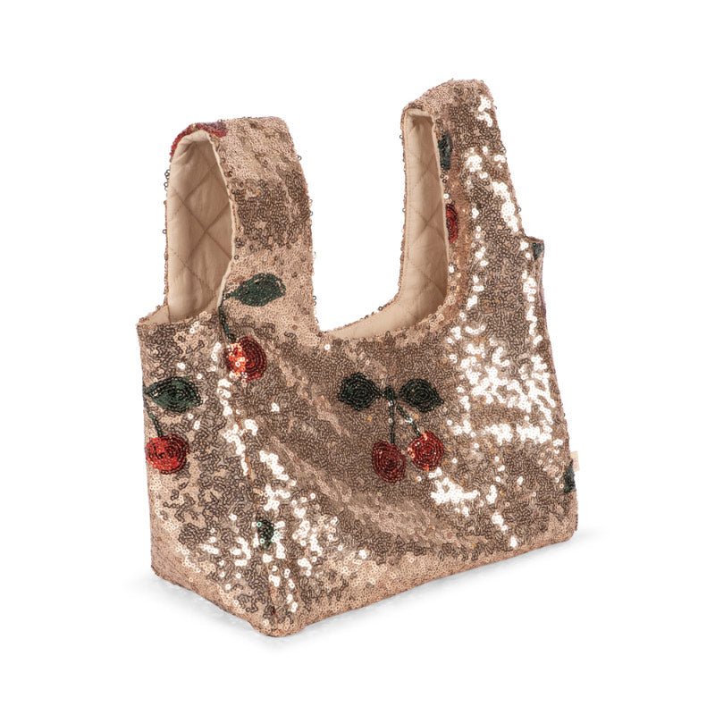 Konges Sløjd - Starla sequin tote bag - Ma Grande Cerise Blush