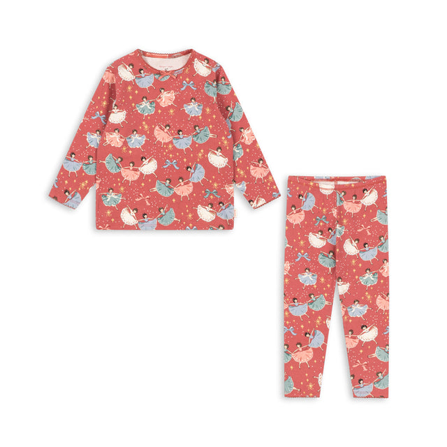 Konges Sløjd - Christmas Pyjamas - Bow Ballerina Blush | Scout & Co