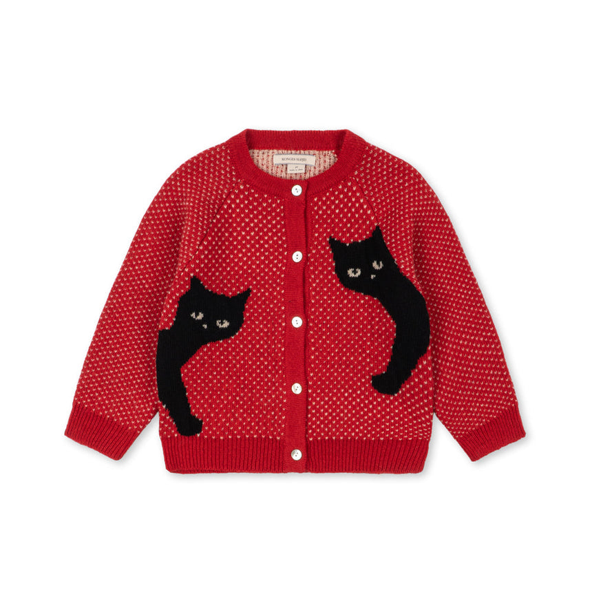 Konges Sløjd - Belou knit cardigan - Cat Rouge | Scout & Co