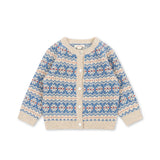 Konges Sløjd - Billi knit cardigan - Blue multi | Scout & Co