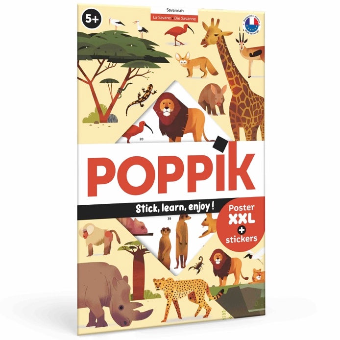 Poppik - Discovery Sticker Poster - Savannah | Scout & Co