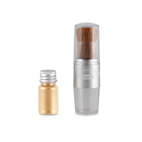 Namaki - Organic sparkling glitter powder + brush for kids - Gold | Scout & Co