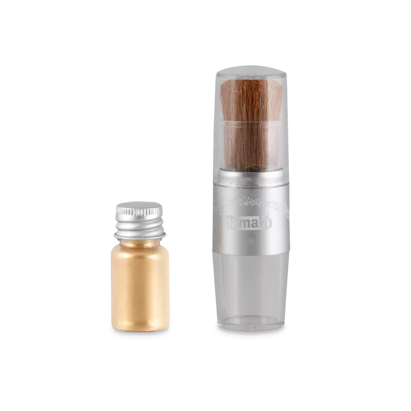Namaki - Organic sparkling glitter powder + brush for kids - Gold | Scout & Co