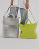 Baggu - Horizontal zip duck bag - Navy Green Check