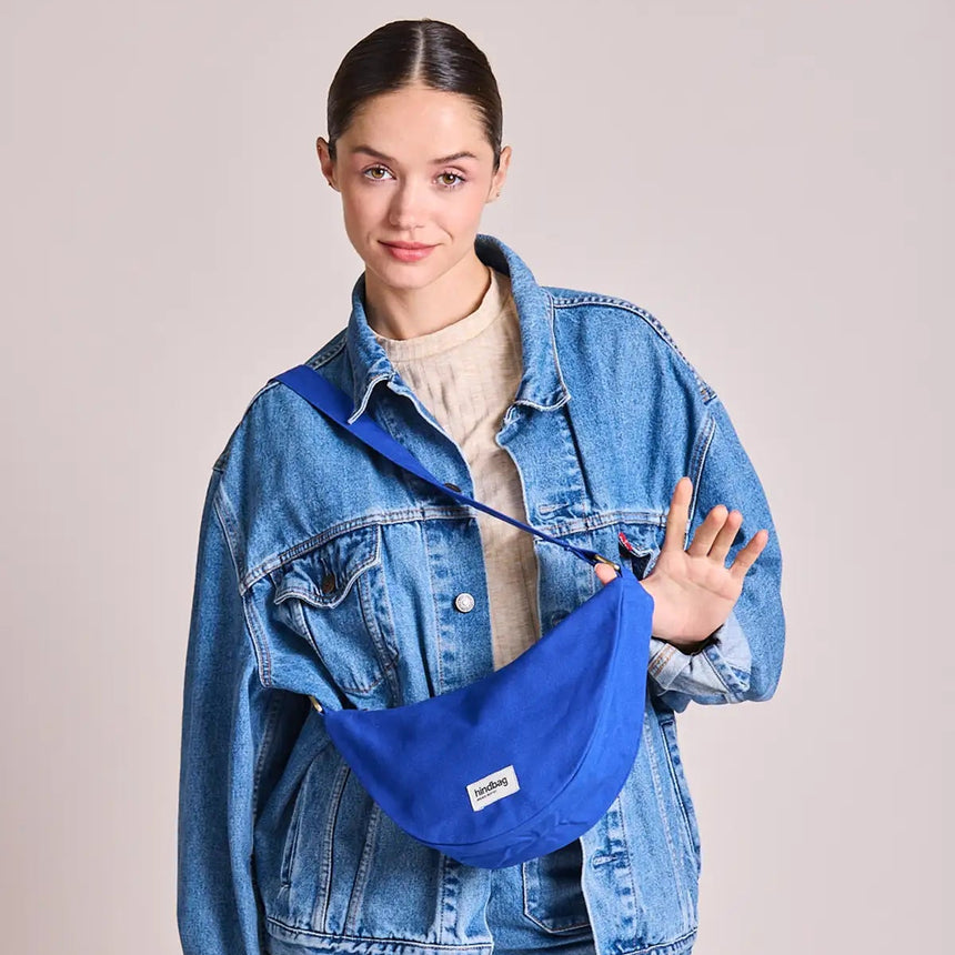 Hindbag - Andrea half moon belt bag - Electric blue | Scout & Co