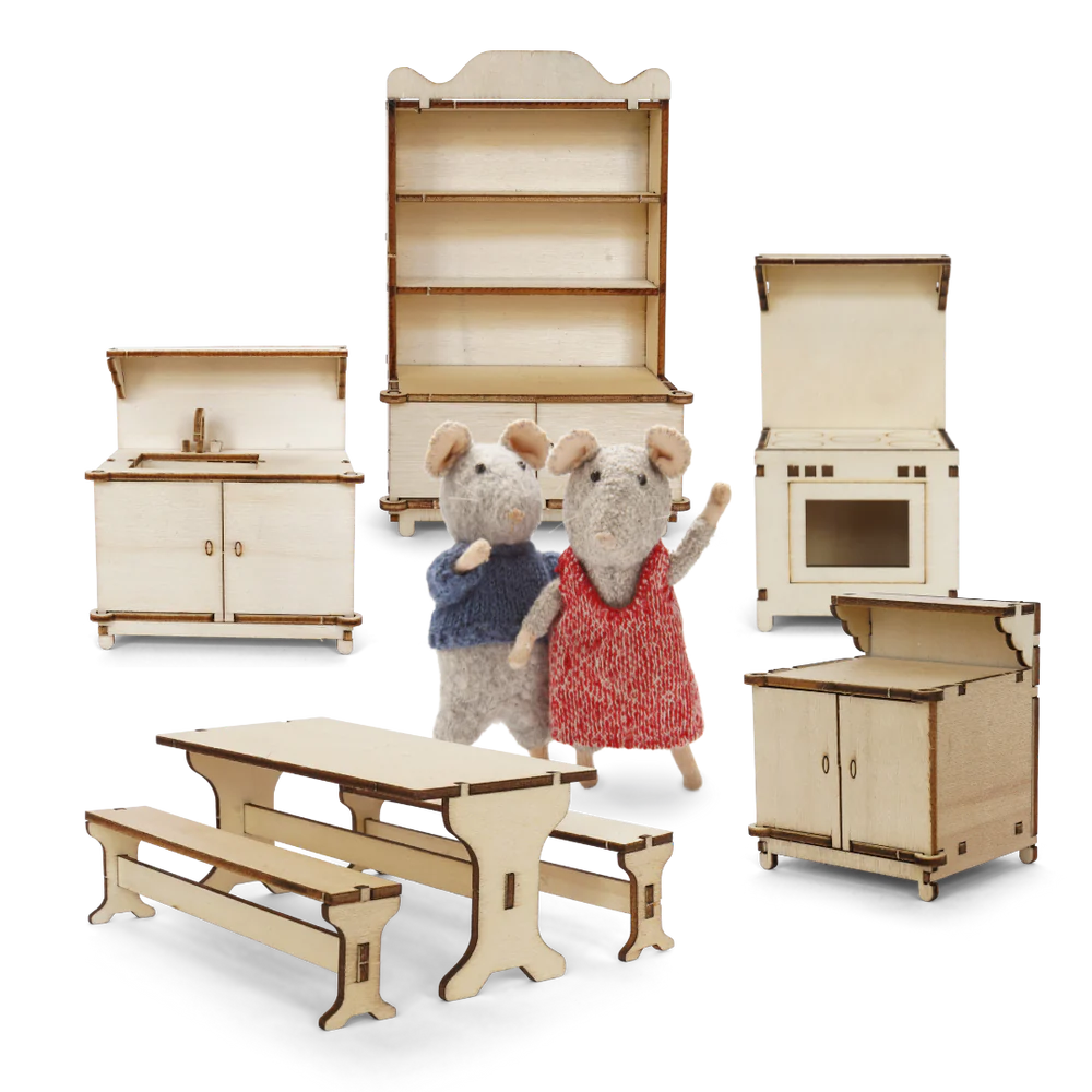 Sam & Julia: The Mouse Mansion - Furniture Kit - Kitchen | Scout & Co