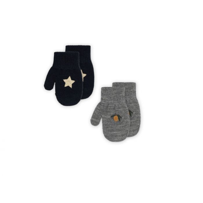 Konges Sløjd - Star & Lemon mittens - 2 pairs | Scout & Co