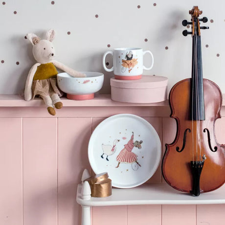 Moulin Roty - Ballerina mouse soft toy - gold | Scout & Co