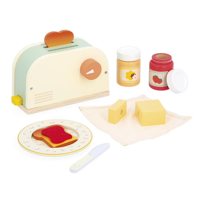 Janod - Mamie Soleil wooden toaster set | Scout & Co