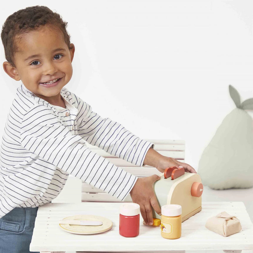 Janod - Mamie Soleil wooden toaster set | Scout & Co