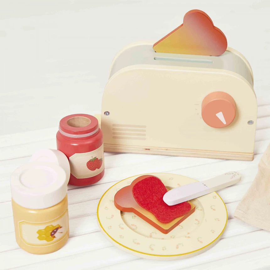 Janod - Mamie Soleil wooden toaster set | Scout & Co