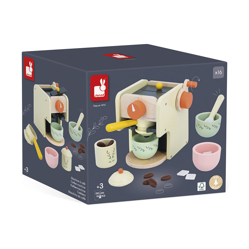 Janod - Mamie Soleil wooden coffee machine | Scout & Co