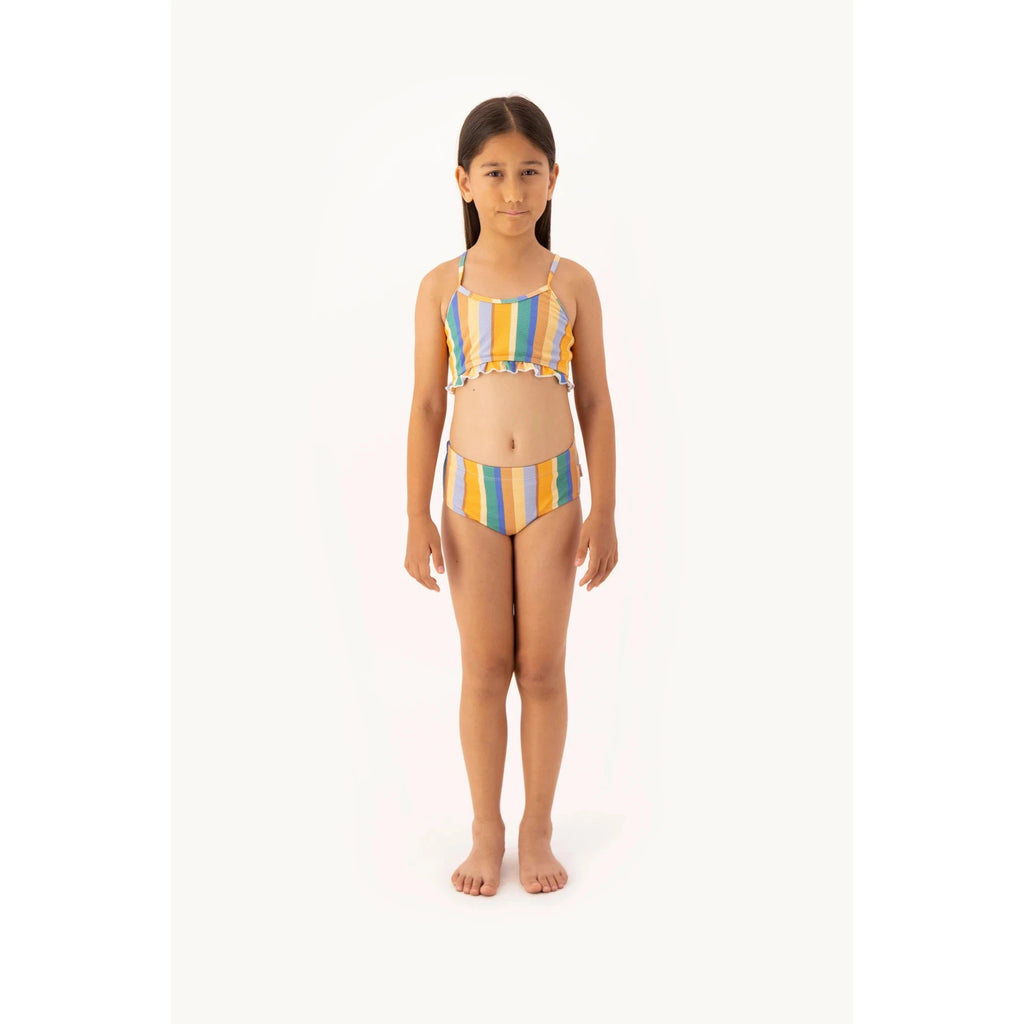 Tiny Cottons - Multicolour Stripes bikini swim set | Scout & Co