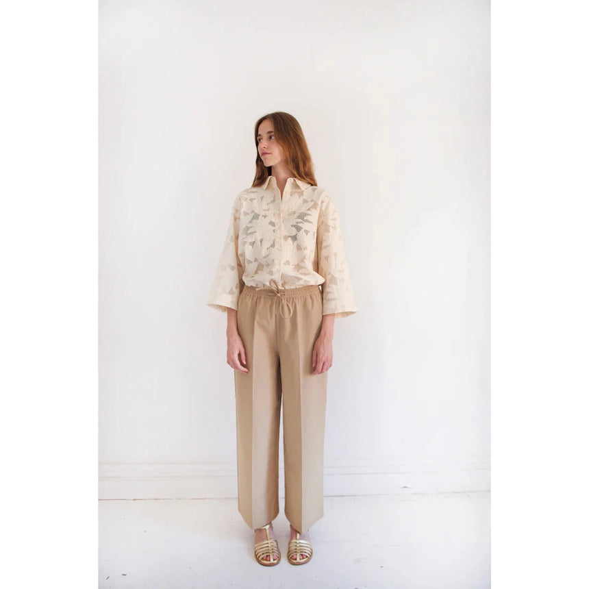 The Tiny Big Sister - Guipure shirt - light cream | Scout & Co