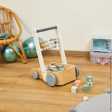 Janod - Wooden cart with ABC blocks | Scout & Co