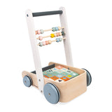 Janod - Wooden cart with ABC blocks | Scout & Co