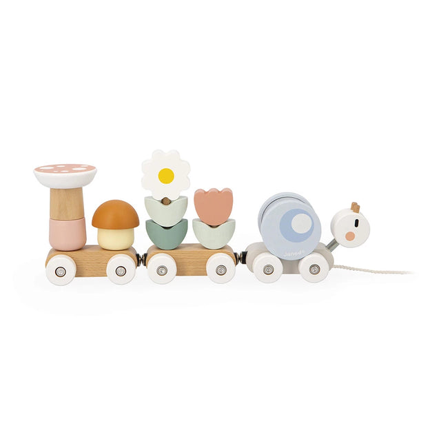Janod - Snail train wooden toy | Scout & Co