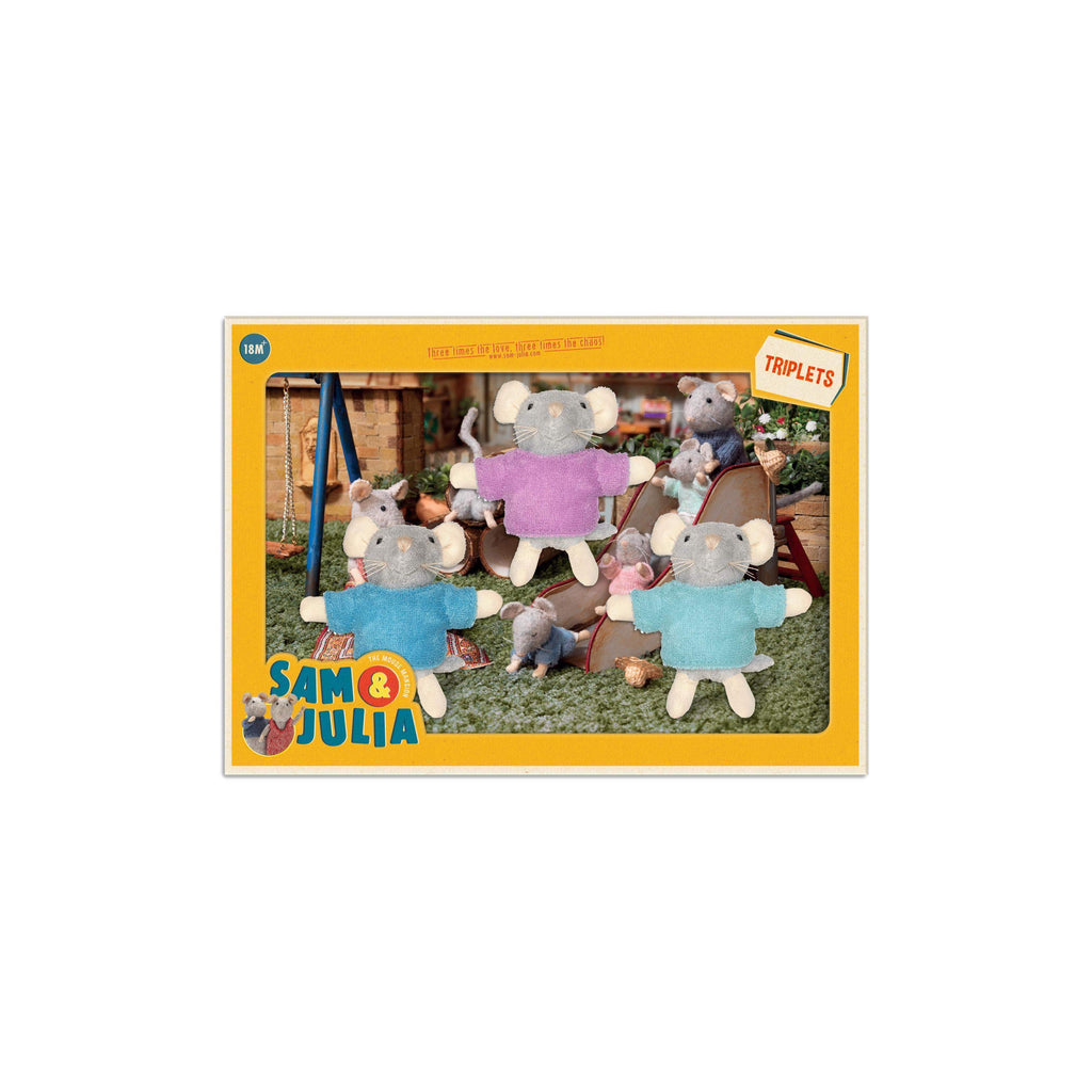 Sam & Julia: The Mouse Mansion - Little mouse dolls - Triplets | Scout & Co