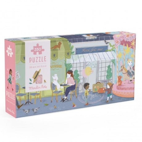 Moulin Roty - 10 Rue des Lilas 350-piece observation jigsaw puzzle | Scout & Co