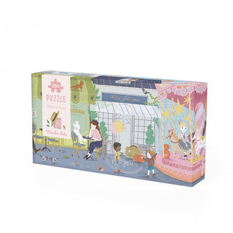 Moulin Roty - 10 Rue des Lilas 350-piece observation jigsaw puzzle | Scout & Co
