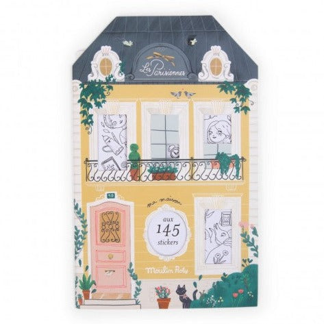 Moulin Roty - Les Parisiennes colouring & sticker book | Scout & Co