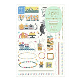 Midori - Yuru Log stickers - Cat (2 sheets) | Scout & Co