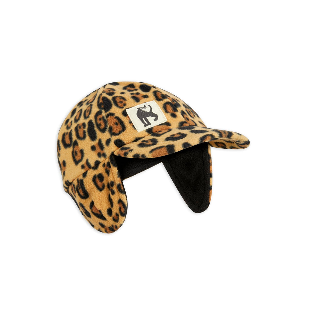 Mini Rodini - Leopard fleece cap | Scout & Co