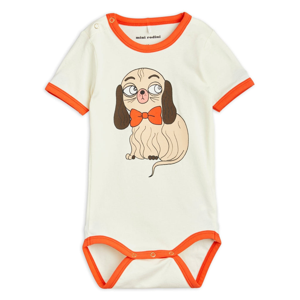 Mini Rodini - Minibabies short-sleeved baby bodysuit | Scout & Co