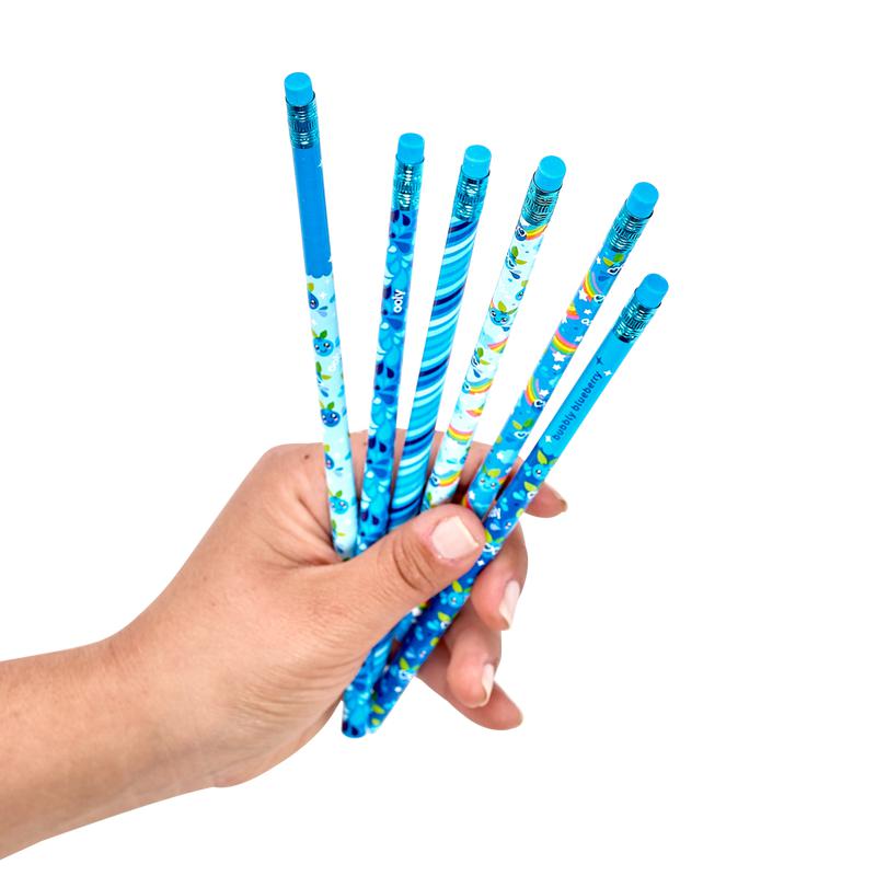 Ooly - Lil Juicy scented pencils - set of 6 - Blueberry | Scout & Co