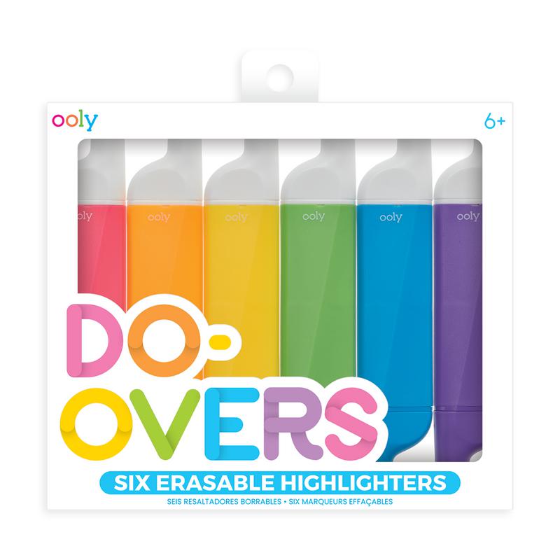 Ooly - Do-Overs erasable highlighters - set of 6 | Scout & Co