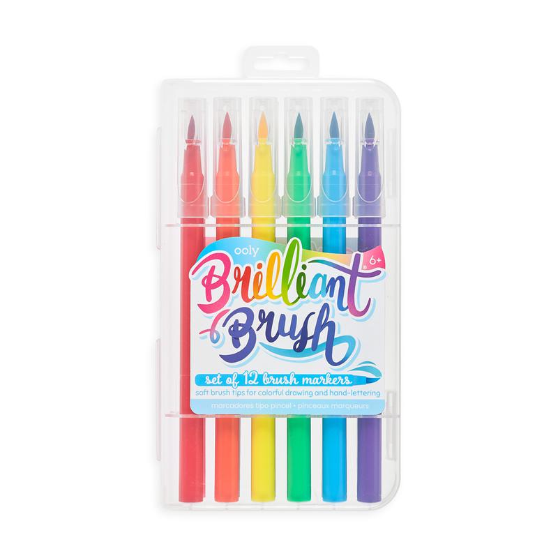 Ooly - Brilliant Brush markers - set of 12 | Scout & Co